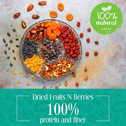 Image of 20-20 Dry Fruits Dehydrated Fruits N Berries - Cranberries, Strawberry, Kiwi, Mango, Papaya - Nutritious Snack for Kids and Adults - 200 g