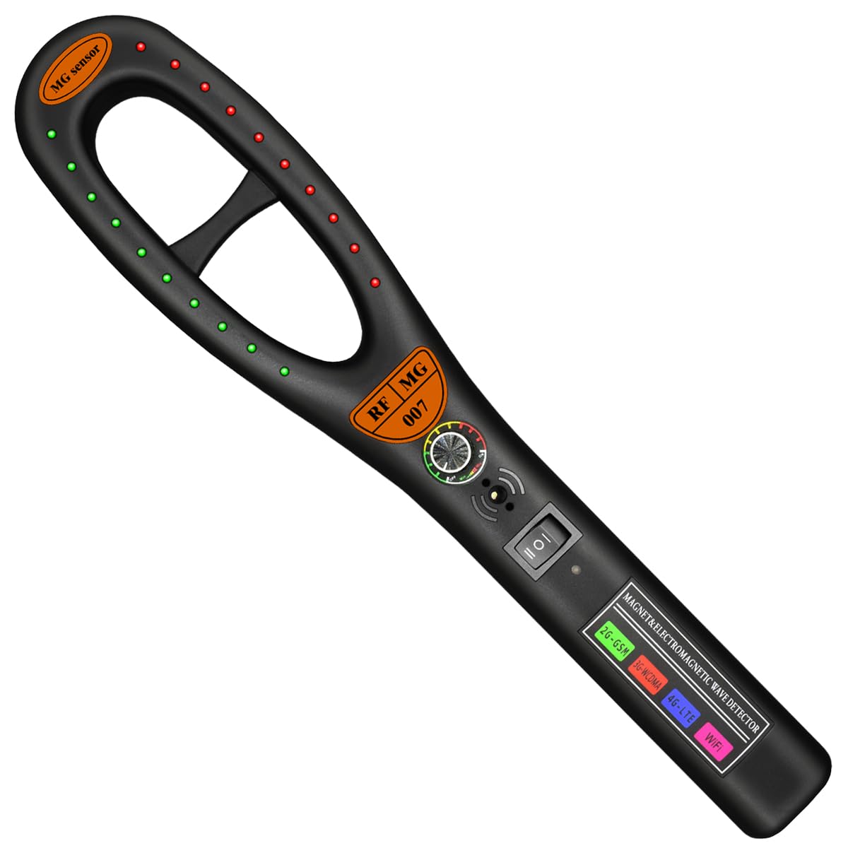 Wanzen Detektor, Kamera Finder & RF Scanner, Magnetischer Tracker Finder für versteckte Kameras, Abhörgeräte, Hotel, Auto, Büro, Umkleide, Zuhause und Reisen, Tragbar & Wiederaufladbar