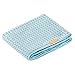 Produktbild Aquis - Langes Waffle Luxe Haartrockentuch, hoch saugfähiges und schnell trocknendes Handtuch aus Mikrofaserstoff für langes Haar, blau (48,3 x 132 cm)