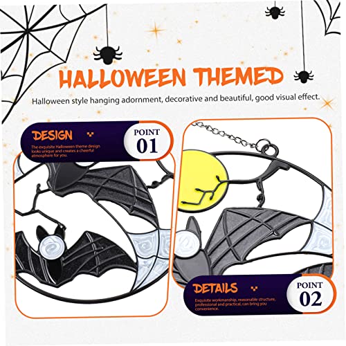 Chauve-souris Halloween en fer craft décoration suspendue facile à installer - 7
