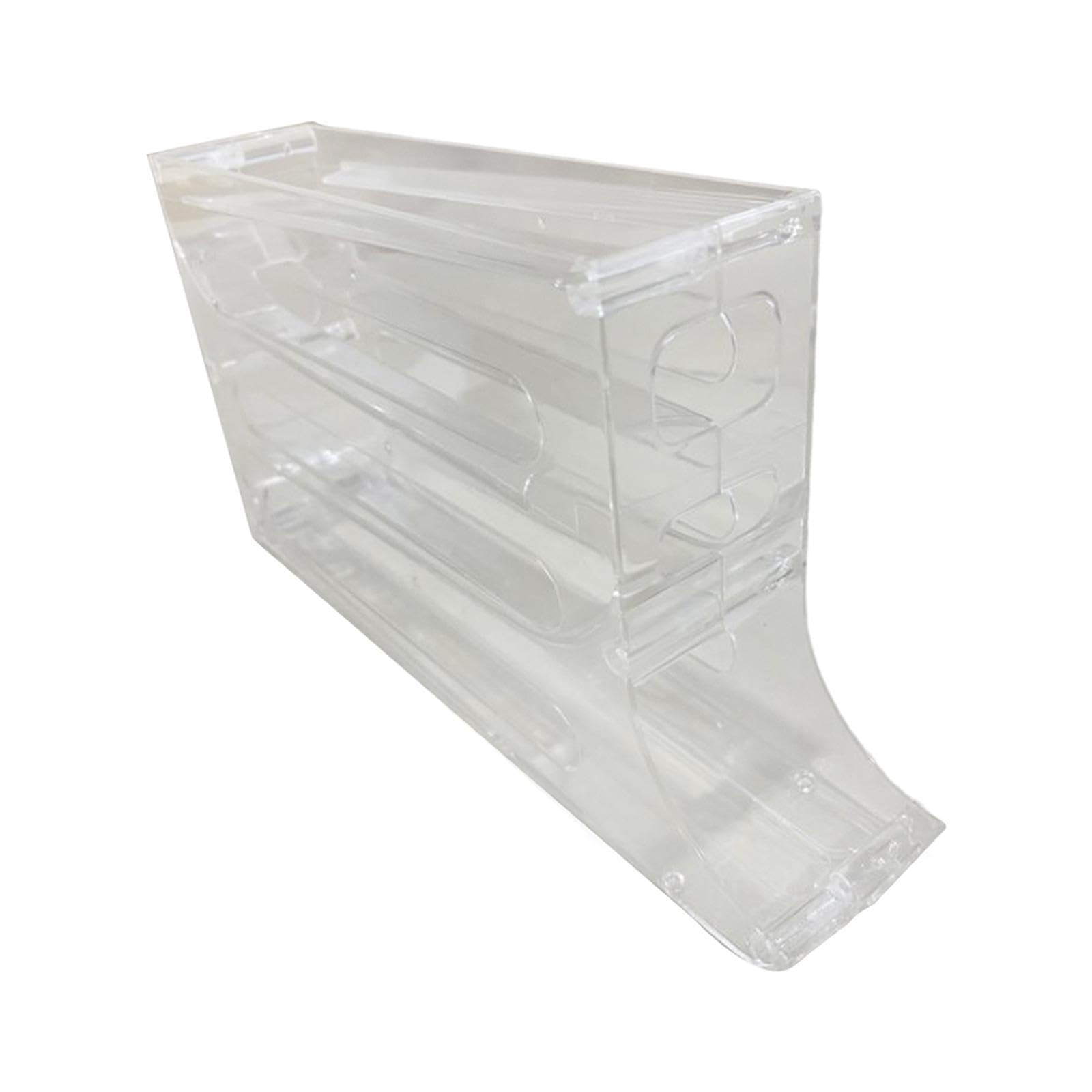 TWISAXC Egg Tray Containers Auto Roll For Refrigerator Holds 30 Eggs Neatly Organized While Efficiently Utilizing Space In Kitchen Egg Holder For Fridge Auto Rolling Dispenser