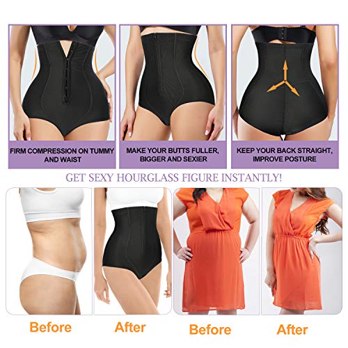 YERKOAD Women Tummy Control Panties Shapewear Bodysuit Butt lifter Shorts Hi- Waist Trainer Body Shaper Underwear Slim Corset3