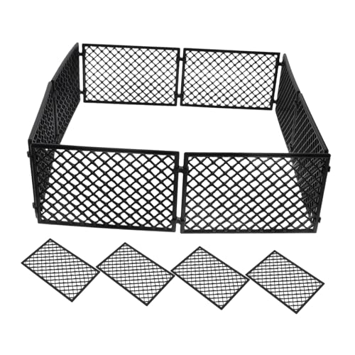 HEMOTON de Valla de Protección para Juguetes 12 Piezas para Niños Instalación Decorativa Escena de Guerra Juguete Educativo Accesorios para Juegos