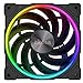 Akasa SOHO AR | Ventilador RGB direccionable | Ventilador ARGB de bajo ruido | Control de velocidad automático PWM | Rodamiento MHD de larga vida útil | Anillo de luz ARGB | AK-FN108