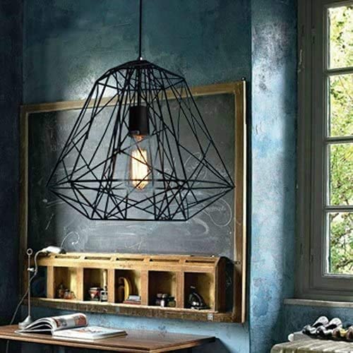 Lámpara de techo industrial para renovar la iluminación del salón oscuro 3