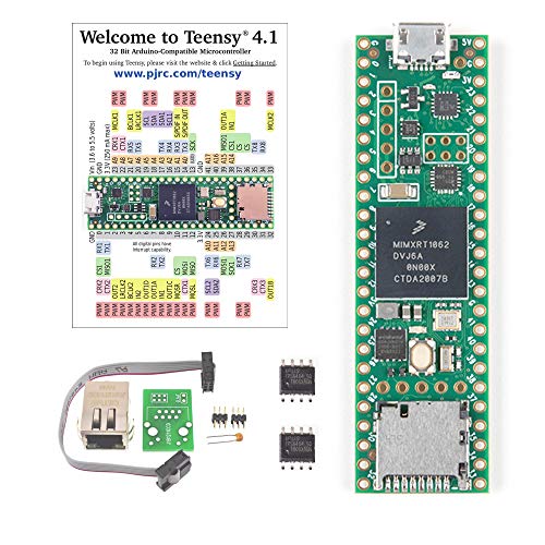 Teensy 4.1 Ethernet sans broches pour éviter les faux contacts et encombrements de câbles