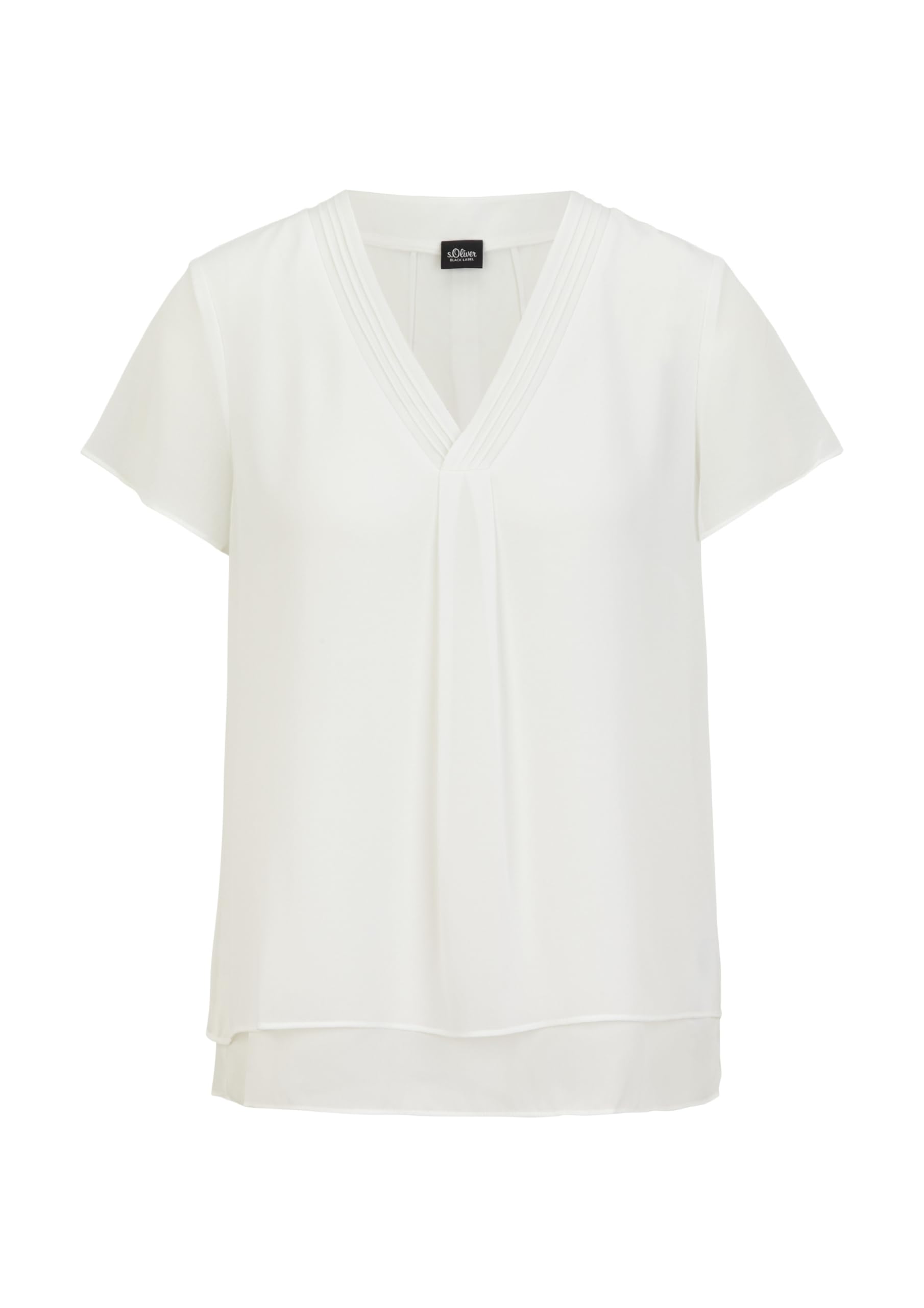 s.Oliver Damen 2124317 Bluse, 0200 beige, 40
