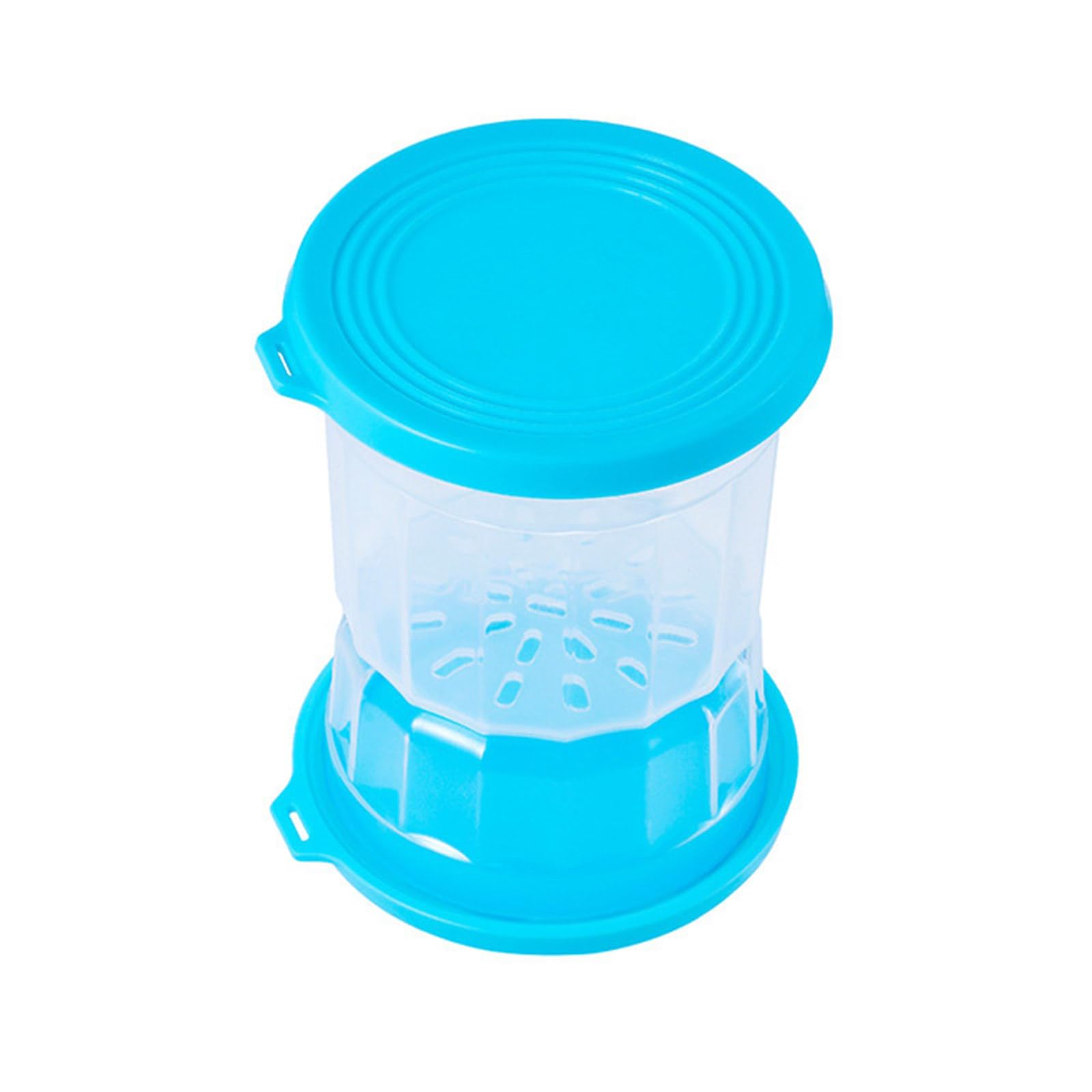 PP Food Jar with Easy to Use Strainer Space Saver Pickle Jar with Food Grade Silicone Strainer Non-slip Silicone Bottom for Snacks