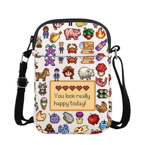 Video Game Inspired Gift Gamer Merchandise Crossbody Bag Cosplay Game Fans Gift Farming Country Adventure Gaming Gift