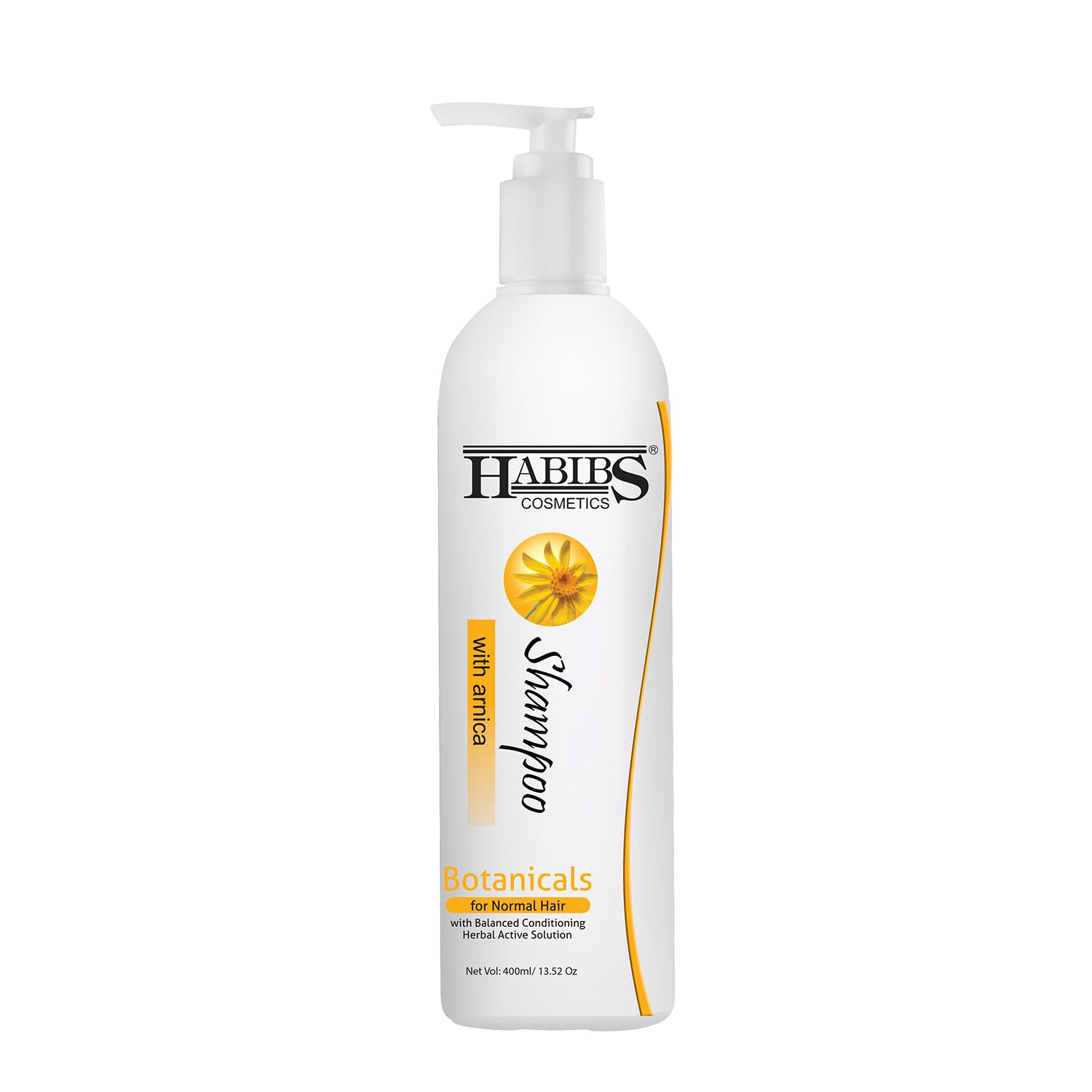 Habibs Orgamatics Professional Hair Shampoo with Arnica Herbal Shampoo to Improve your Scalp Health for Daily Use For All Hair Types (400ML)-image-34