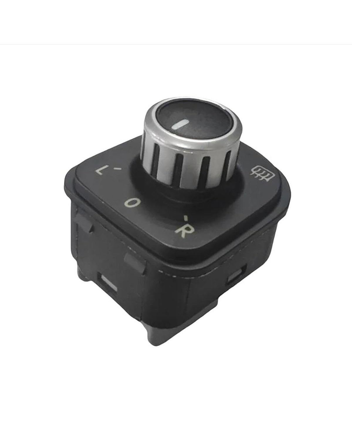 Interruptor de Espejo Lateral para Golf Mk6 Passat B6 Rabbit 1 Pieza Espejo retrovisor Cromado para Coche Perilla de Ajuste de calefacción 5Nd959565A