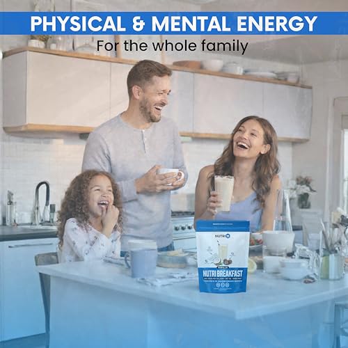 Image of Nutri11 NutriBreakfast by Nutrillermo /Keto Protein Collagen Powder with MCT Oil /MCT Oil Powder with Collagen /Keto Collagen Peptides Powder with Grass-Fed Bovine Collagen Type I & III (15.9, Vanilla)