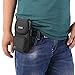 Perilogics Nylon Cell Phone Holster Compatible with iPhone 17 Pro Max, 16 Pro Max, 16 Plus, 15 Pro Max, 15 Plus, 14 Pro Max with Rugged Case, Belt Clip Pouch with Zipper Storage & Card Slot