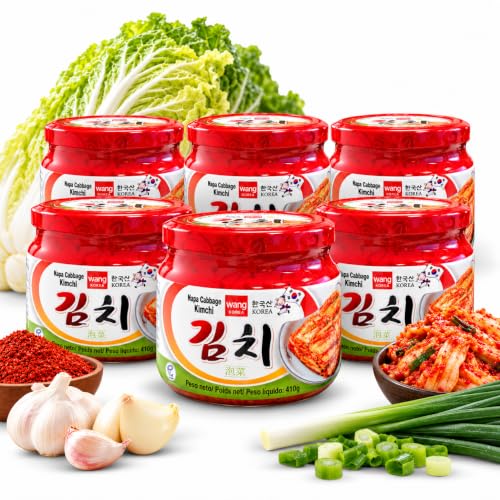Kimchi Coreano Encurtido, para enriquecer ensaladas y platos, 6 Unidades