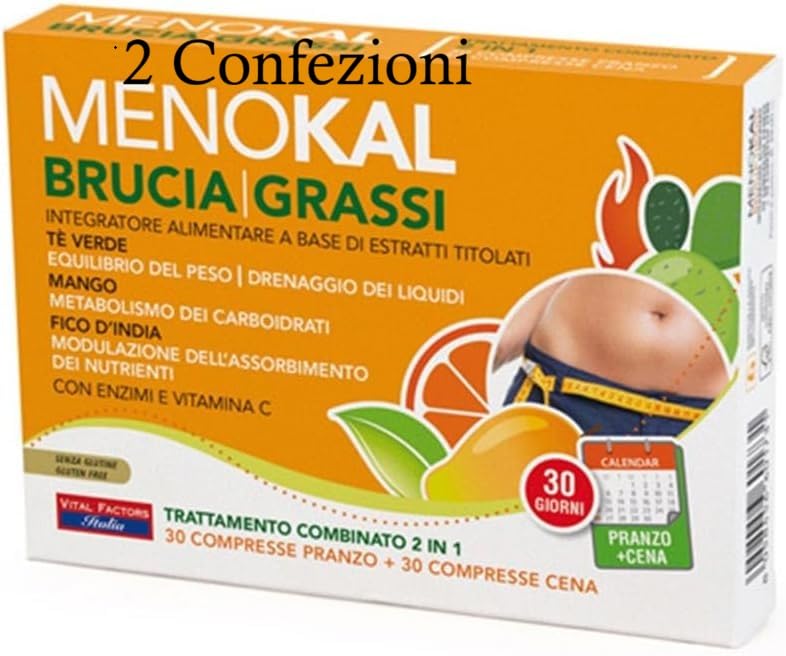 MenoKal : Menokal Brucia grassi 30 + 30 cpr (2 Confezioni)