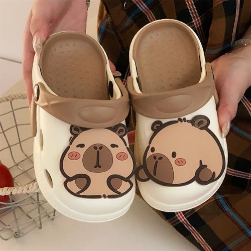 Cute Capybara Slippers for Kids,Cartoon Sandals,Toddler Boys Girls Sandals Slides, Animal Slides Sandals,Summer Anti-slip Lightweight3