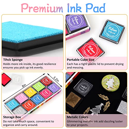 Rnkp RNKP002 20 Colors Washable Ink Pads thumb #2