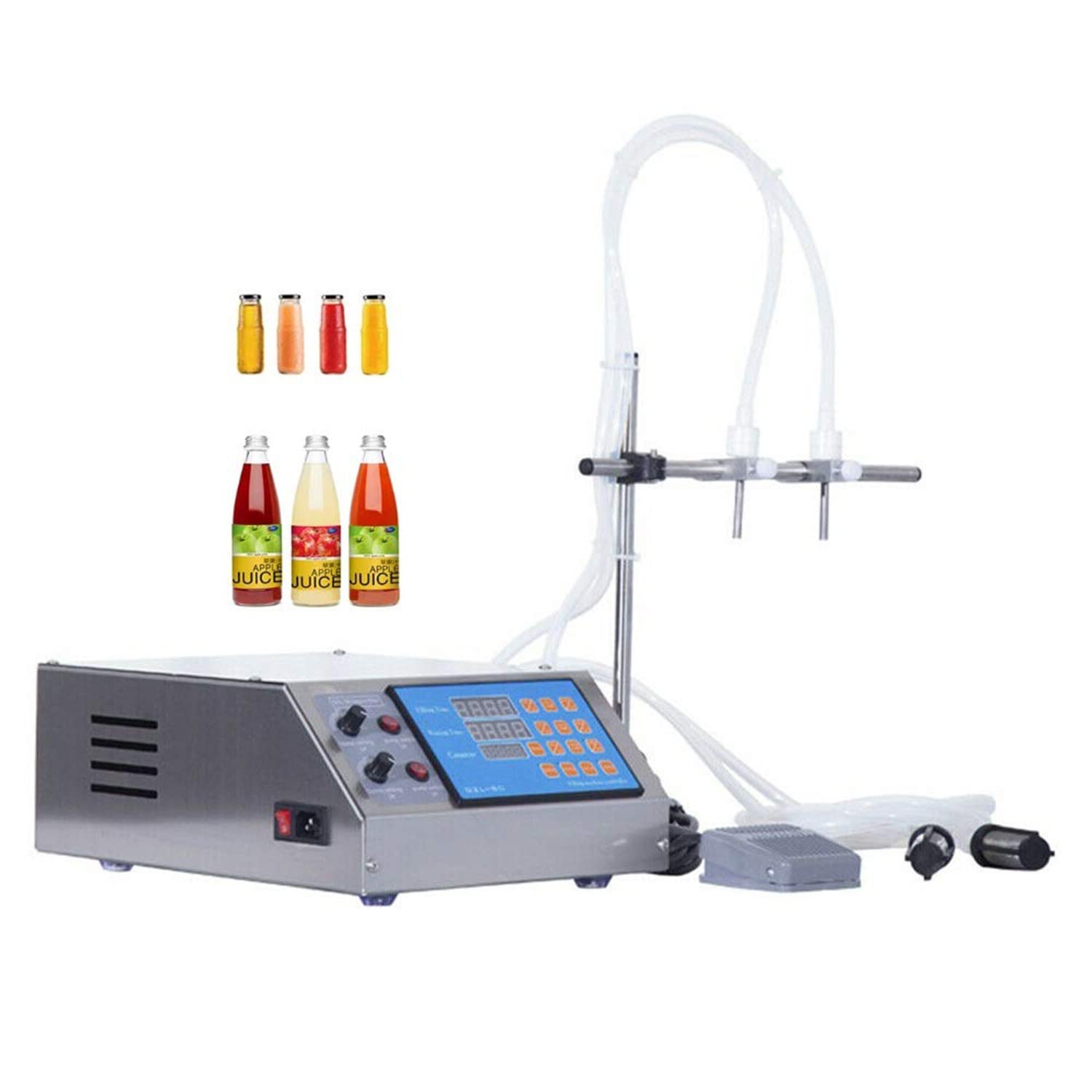 3 ml~ 4000 ml Máquina de Llenado de Líquidos Automática Máquina de Llenado Manual para Crema de Champú y Cosméticos Máquina de Llenado Neumática de Acero Inoxidable de Grado Alimenticio
