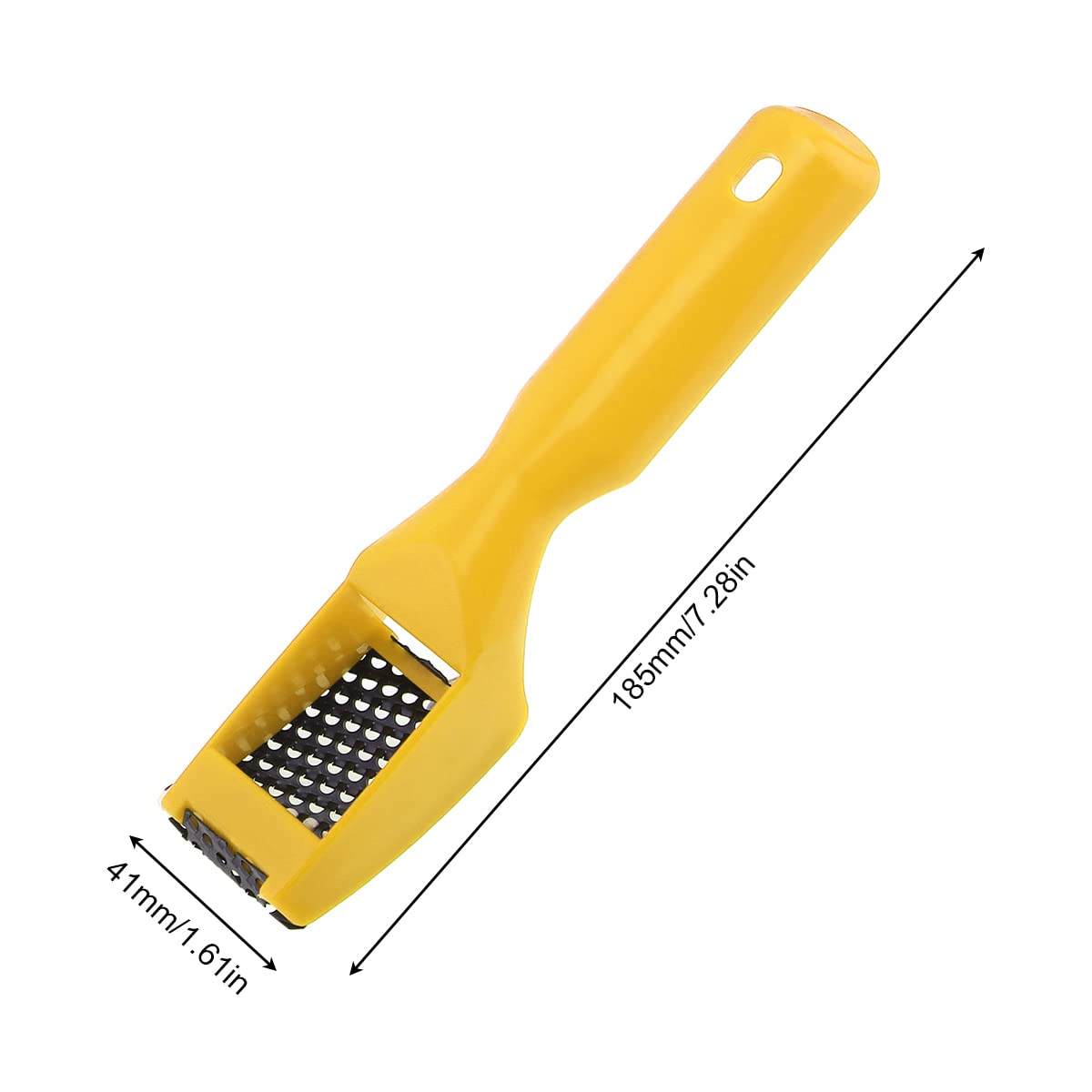 Surform Shaver Second Cut Tooth Mill File - Hand Plane For Auto Body Filler, Drywall, Woodworking, Includes 2 Curved Blades