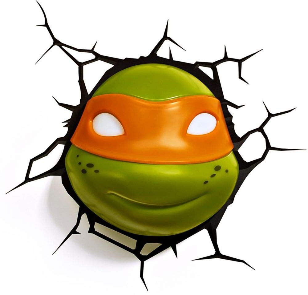 3D Light FX 3D Michelangelo TMNT Light - Green and Orange