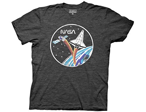 Ripple Junction NASA Adult Unisex Vintage Shuttle & Satellite Light Weight...