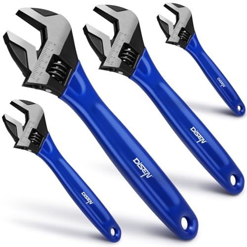 DISEN 4PCS Adjustable Wrench Set