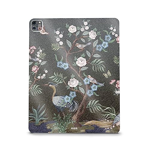 Image of MightySkins Carbon Fiber Skin Compatible with Apple iPad Pro 12.9 inch M2 6th Gen (2022) Full Wrap Kit - Asian Fabric | Protective, Durable Textured Carbon Fiber Finish | Easy to Apply | Made in The USA