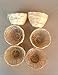 Mcage Finch Bird Bamboo Opened Bird Nest Lot of 6-Medium
