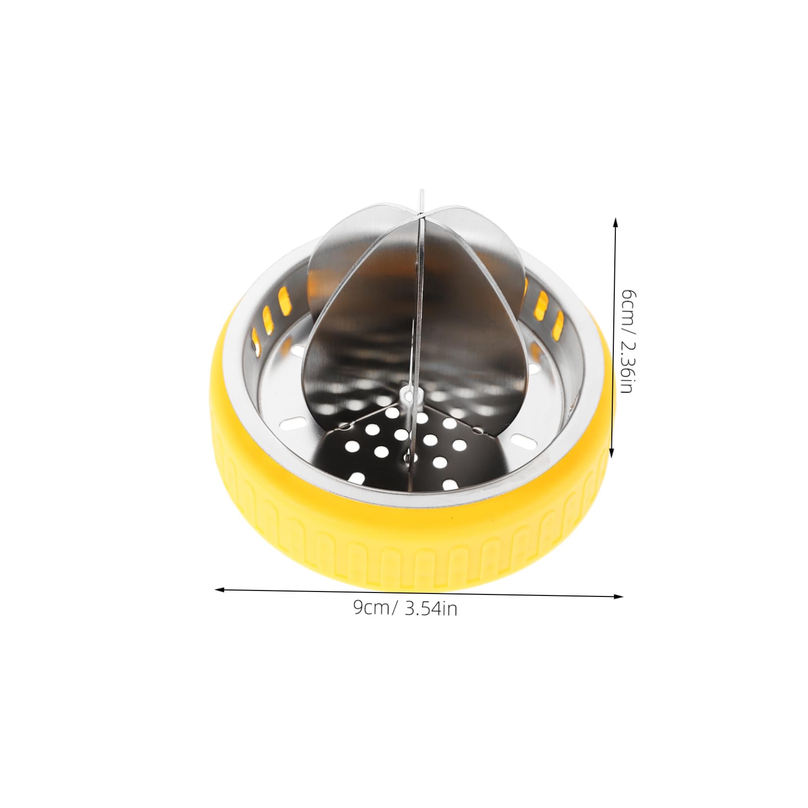 FELTECHELECTR Manual Stainless Steel Citrus Juicer Lid Efficient Hand Juicer for Lemon and Juice Extraction Ergonomic Design for Easy Use Kitchen Tool for Home and Commercial