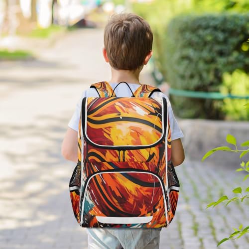 Sac à dos football aquarelle grand format pour école et collège - 7