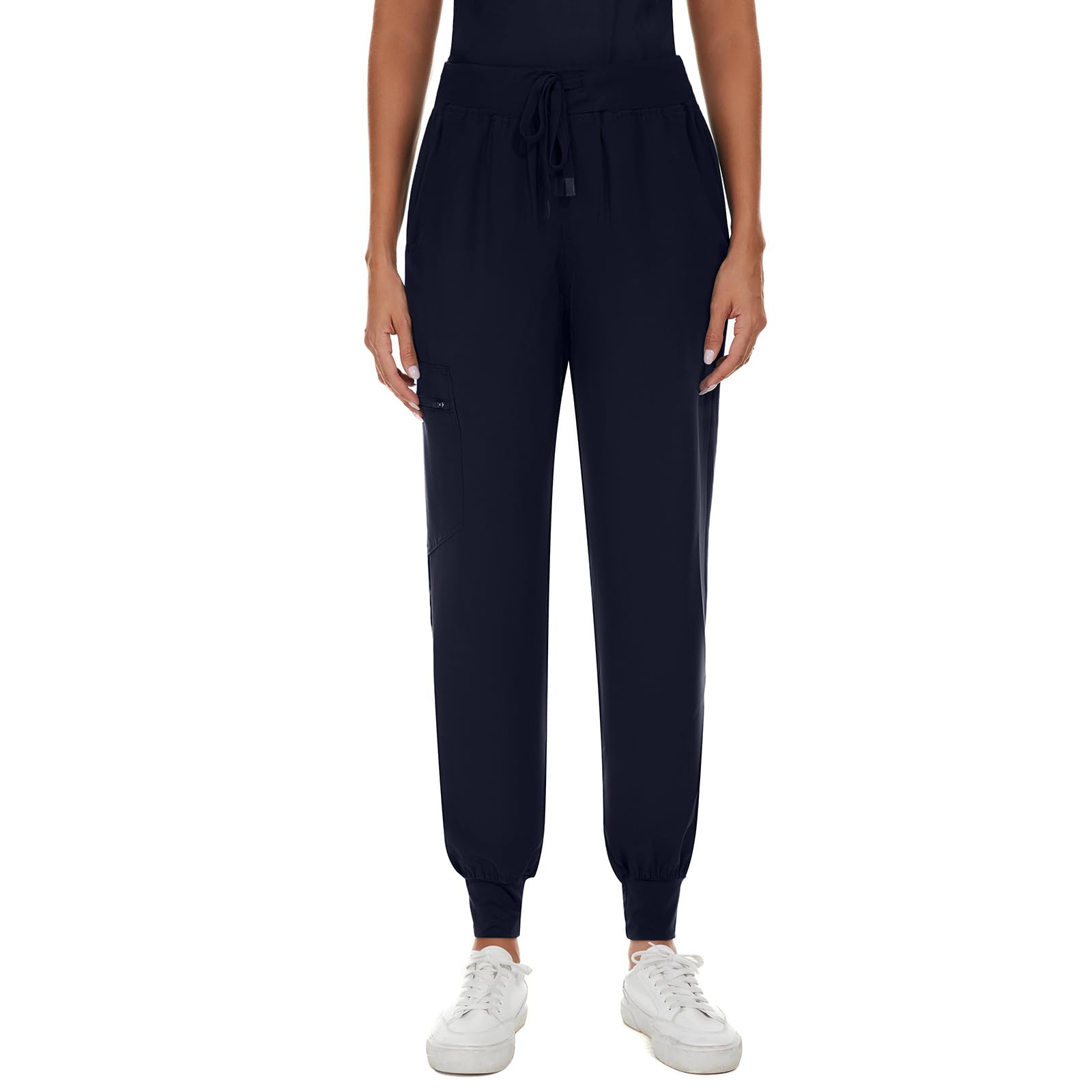 COZYFIT Womens Scrub Pants - Soft Stretch Yoga Style with 5 Pockets, Slim Fit Jogger Scrubs Pants for WomenGlobal Recycled StandardGlobal Recycled StandardGlobal Recycled Standard