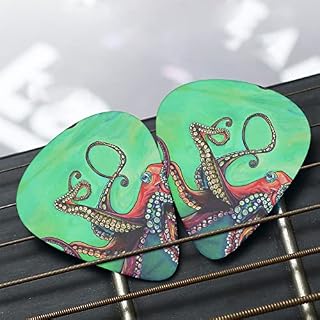 Ensemble de 12 médiators de guitare Octopus mignons pour guitare acoustique, guitare électrique, contrebasse, ukulélé - Les Beatles, Paul McCartney, John Lennon, RIngo Starr, George Harrison Ensemble de 12 médiators de guitare Octopus mignons pour guitare acoustique, guitare électrique, contrebasse, ukulélé – Image 7