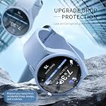 6+6 Pack for Samsung Galaxy Watch 7 44mm Screen Protector Case - Image 3