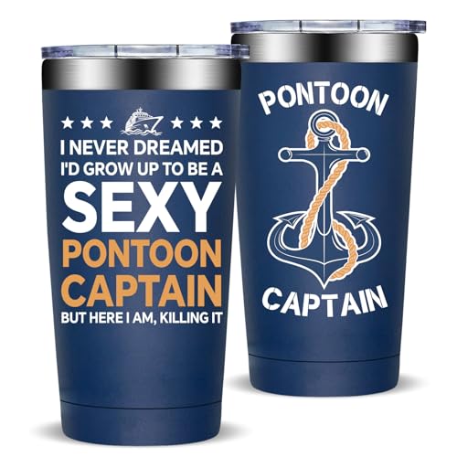 Fufandi Boat Accessories - Pontoon Boat Gifts, Pontoon Captain Accessories -...