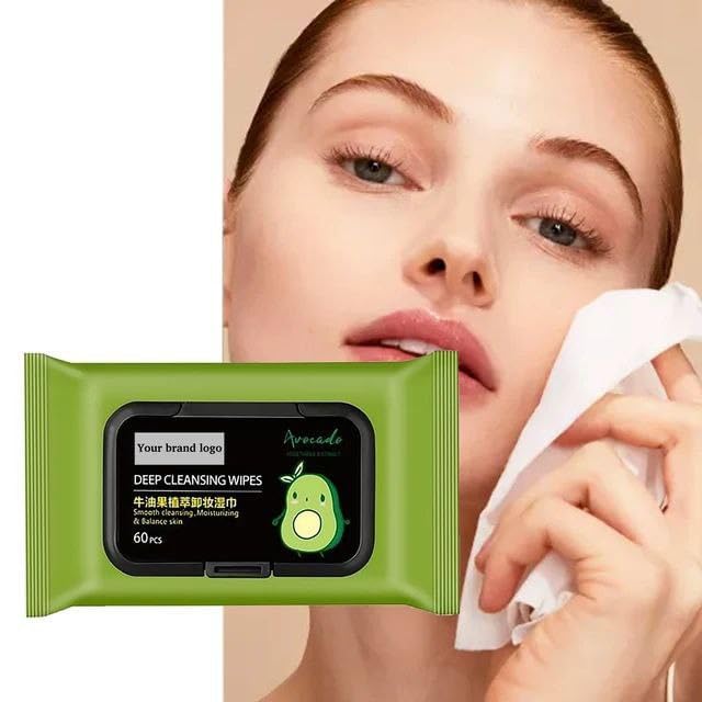 Rukshv Beauty Clean & Glow Makeup Remover Wipes for Face with Aloe Vera, Cucumber &Vitamin E Makeup Remover Wipes Hydrating, Refreshing, Soothing, Wet Wipes for Face Avocado plant extract, 60 Pieces-image-30