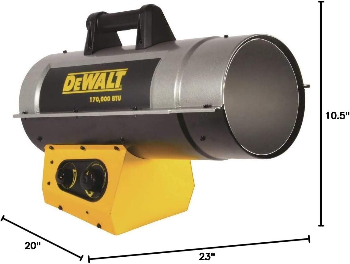 DeWalt DXH170FAVT Forced Air Propane Heater