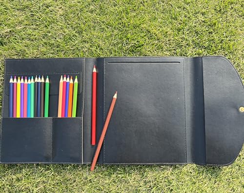 Couverture de carnet de croquis anti-cornes avec trousse - 7