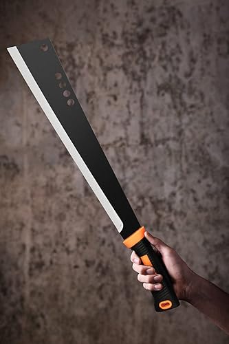 Miniatura 3 de Billhook - Cuchillo de hoz para machete de hoz con hoja de acero al carbono cuchillo de hoz gancho para hoz hoz para hierba cosecha malezar hoz