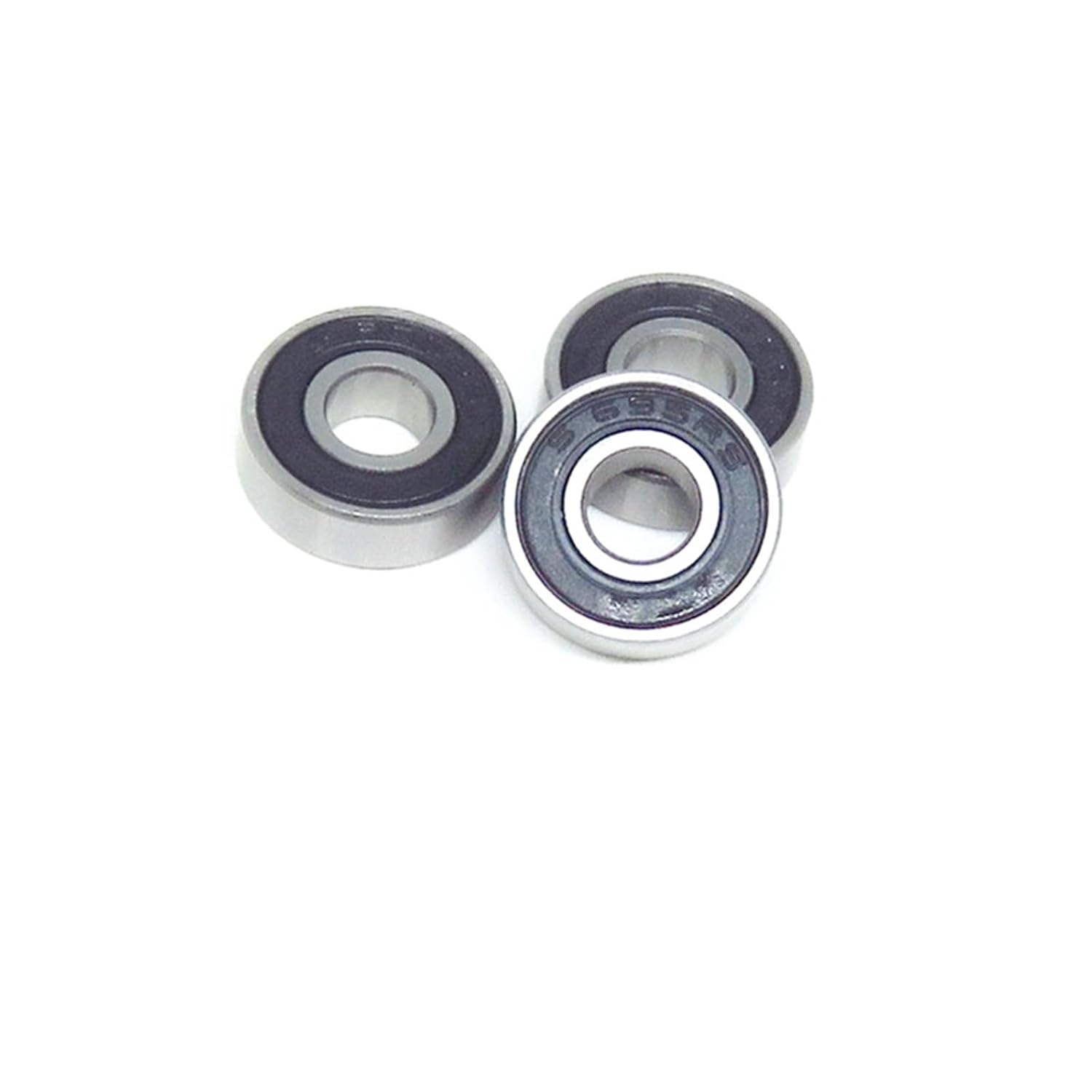 10Pcs S697RS Bearing 7x17x5 697RS Stainless Steel Bearing S697 2RS Deep Groove Ball Bearing 7 * 17 * 5 693 694 695 696 698 RS 2RS(S698-2RS 8x19x6mm)