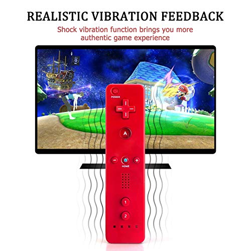 image for Vinklan Wii Remote Controller and Nunchuck Joystick with Silicone Case