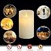 furein Velas LED DE Cera AUTÉNTICA, con Llama LED, 3 tamaños, Color...