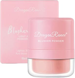 Loose Powder Blushes - Mushroom Natural Bright Face Blusher | Long Lasting Makeup Powder Blushes Makeup for Women Girls Hochei