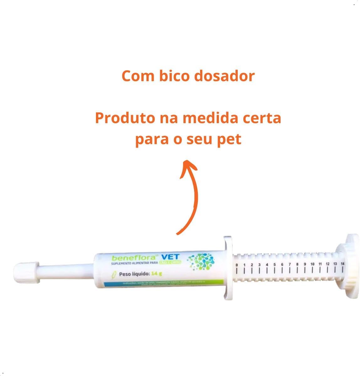 Suplemento Alimentar Avert Beneflora Vet para Cães e Gatos Multicor 14g