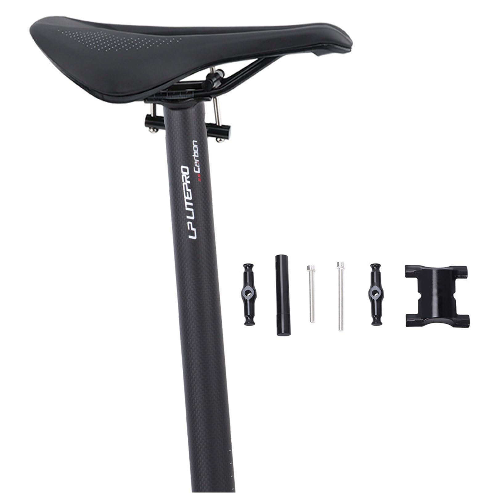 Vélo pliant tige de selle en carbone 31.8 vélo pliant ligne C/P/T réduction de poids modifiée tige de selle 33.9/34.9mm