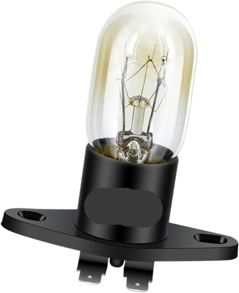 120V 20W Microwave Oven Bulb Refrigerator Light Warm White High Temp Appliance Replacement Universal AC110V-130V