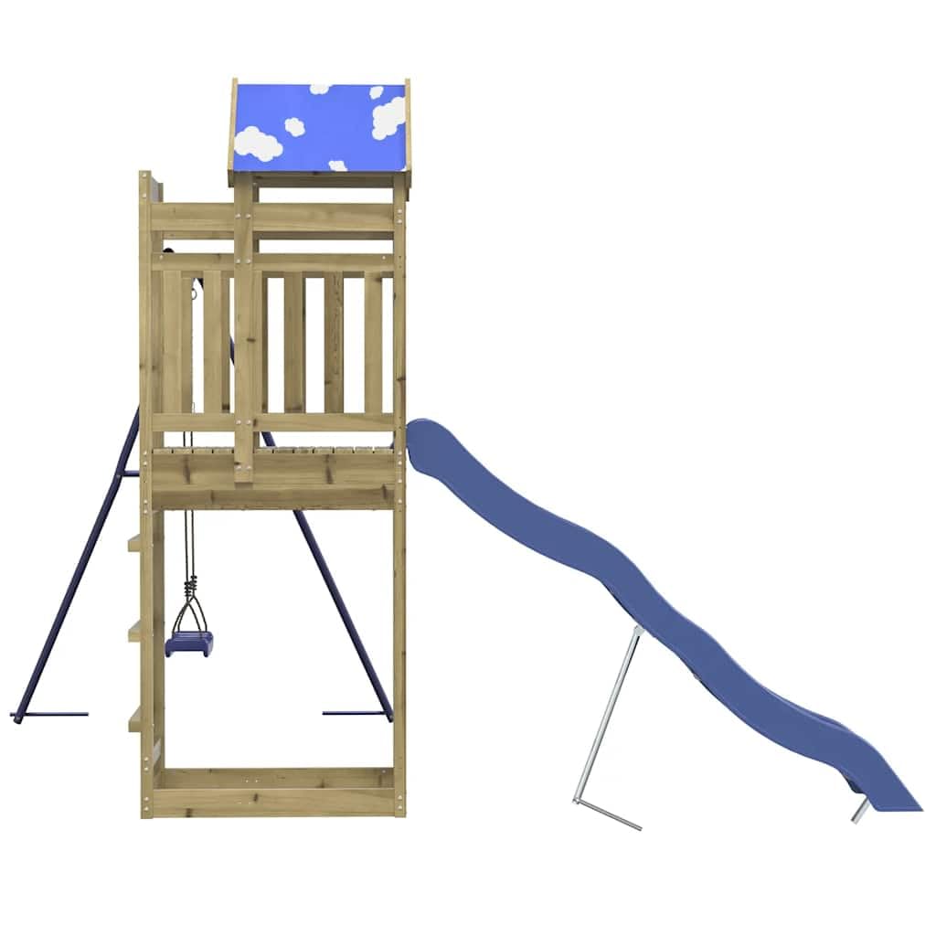 Torre da gioco, struttura da arrampicata da giardino in legno di