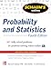Produktbild Schaum's Outline of Probability and Statistics, 4th Edition: 897 Solved Problems + 20 Videos (Schaum's Outlines)