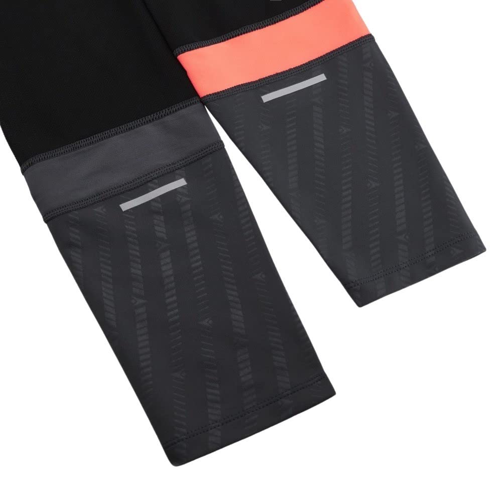 Macron - Run Fcc Clover Light Strtch Long Pants Wmn Mgry/Blk/Ncor, Pantaloni Running Donna