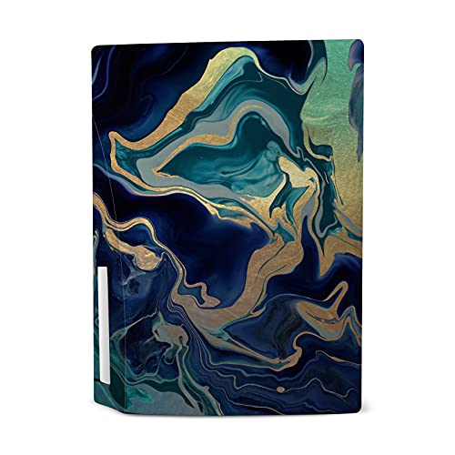 Skin PS5 Édition Disque autocollant vinyle Monika Strigel Indigo Mix habillage console - 3