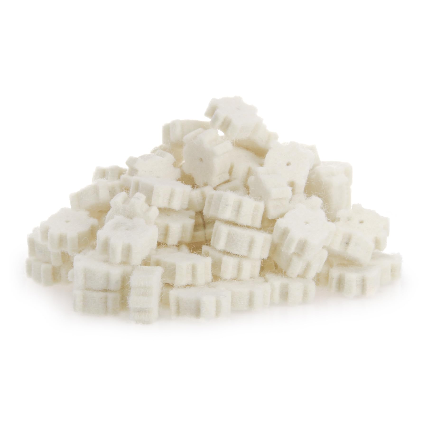 200 Pack Wool Star Chamber Cleaning Felt Pads for Gun Rifle Pistol, Cleaning Pellets, Gun Cleaning Kit Universal